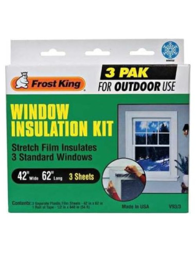 Kit de Aislamiento de Ventana Frost King 106x157 cm Pk3