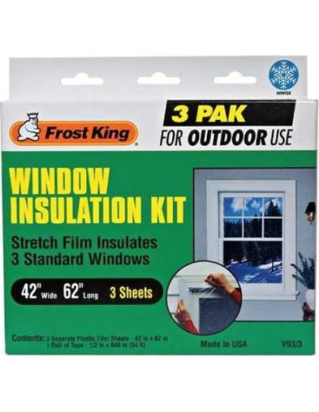 Kit de Aislamiento de Ventana Frost King 106x157 cm Pk3