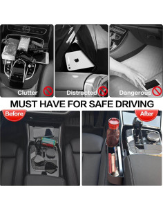 Organizador de Espacio entre Asientos de Coche XR MARKET 2 Pack 2