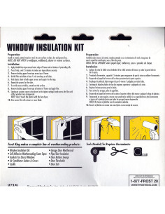 Kit de Ventana de Película Retráctil Frost King 106.68x157.48 cm 2