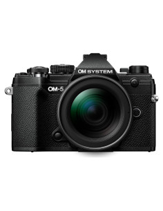 Cámara Olympus OM System OM-5 Negra con Lente 12-45mm
