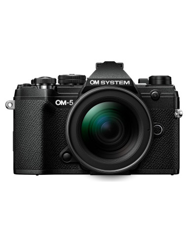 Cámara Olympus OM System OM-5 Negra con Lente 12-45mm