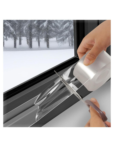 Cinta de Sellado para Ventanas Litaibai 5 cm x 10 m Transparente