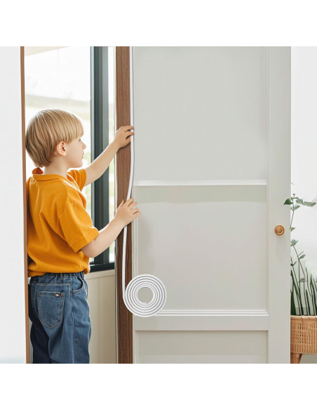 Tira de Sellado de Espuma Nest Timber 3m Aislante Blanco