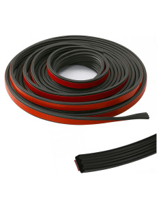 Tira de Sello de Goma EPDM 1.27 cm x 7.62 m con Cinta 3M