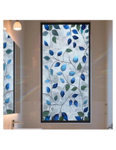 Película de Privacidad AOHMPT 3D Floral 99.8x44.5cm