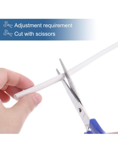 Tira de Sellado de Espuma de Silicona PATIKIL 3m x 3mm Blanca