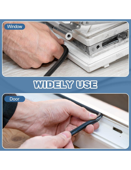 Tira de Sellado de Espuma de Silicona PATIKIL 3m x 3mm Blanca