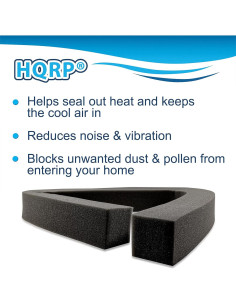Sello Aislante de Espuma HQRP para Aire Acondicionado 109.2 cm 2