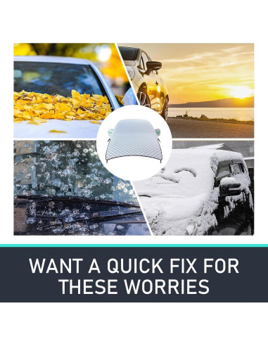 Cubierta de Parabrisas DYEKNEE para Hielo y Nieve 1.16 kg