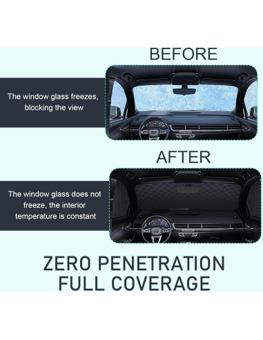 Cubierta de Parabrisas DYEKNEE para Hielo y Nieve 1.16 kg