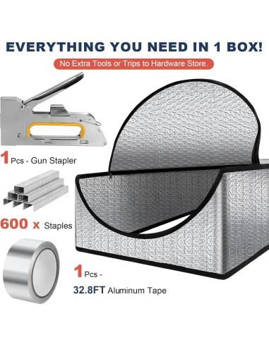Cubierta de Aislamiento para Puerta de Ático MCCKLE 137.2x63.5cm