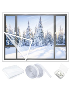 Kit Aislamiento Ventanas EVA 47x63cm Yudlto - Reutilizable