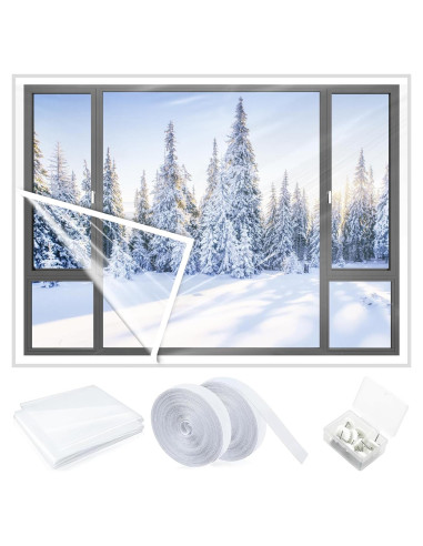 Kit Aislamiento Ventanas EVA 47x63cm Yudlto - Reutilizable