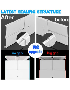 Kit de Ventilación para Ventana de Aire Acondicionado 5.9" PVC 2
