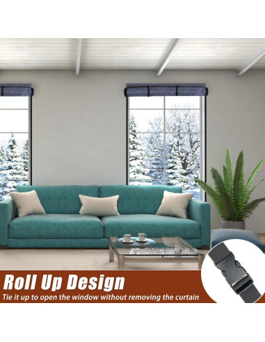 Cubierta de Ventana Aislante UYEDUJZ 160 x 119 cm Gris