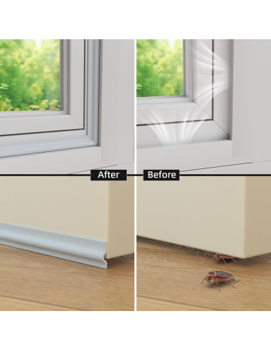 Tira de Sellado Acústico KAYLEINSTER 3m Gris para Ventanas y Puertas