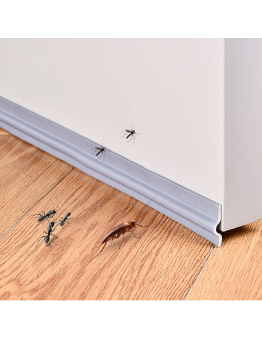 Tira de Sellado Acústico KAYLEINSTER 3m Gris para Ventanas y Puertas