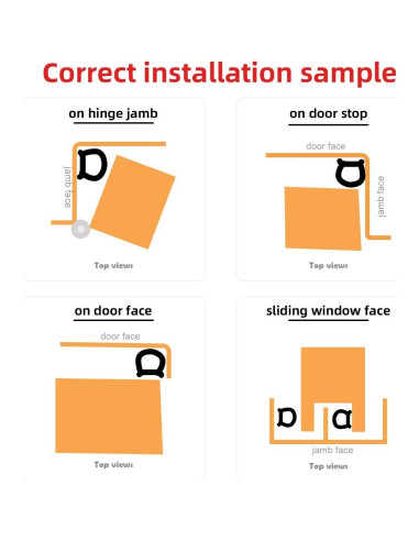 Tira de sellado SZZSAF 7.92m blanca autoadhesiva para puertas
