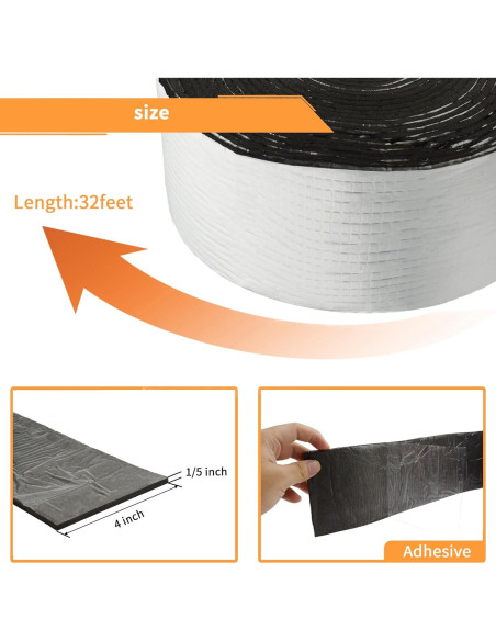 Envoltura de Aislamiento de Tubos DOBTIM 10 cm x 9.75 m
