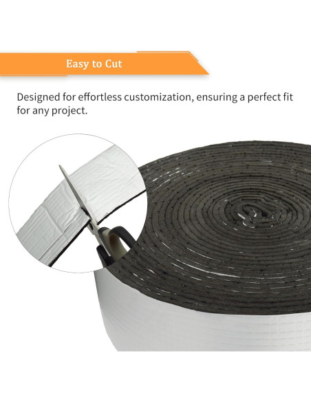 Envoltura de Aislamiento de Tubos DOBTIM 10 cm x 9.75 m