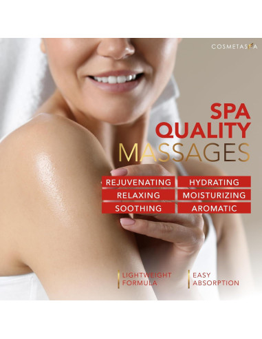 Aceite de Masaje Natural Cosmetasa 278 g - Hidratante Cítricos y Coco