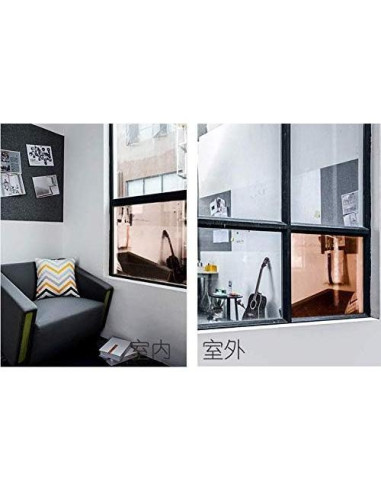 Película de Ventana Anti UV Way2BUY 1.22m x 1.52m Marrón