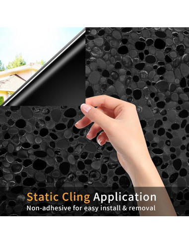 Película Blackout JAYONG 75x500cm, 100% UV, Adherencia Estática