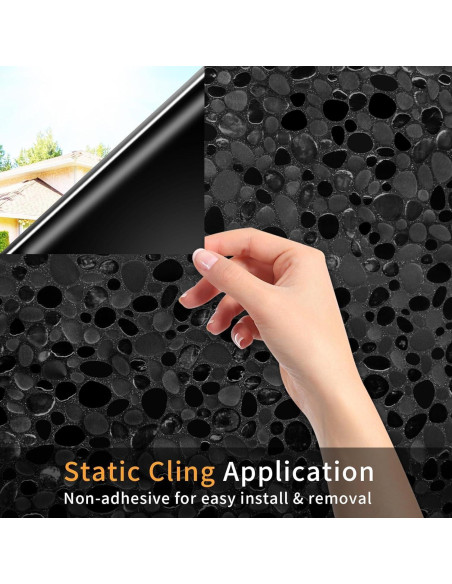 Película Blackout JAYONG 75x500cm, 100% UV, Adherencia Estática