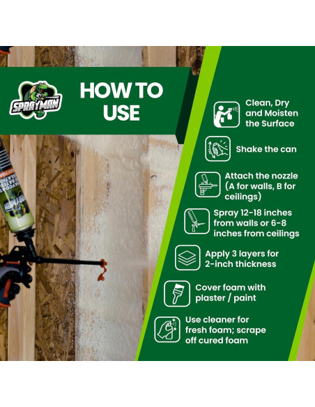 Spraycoat Aislante Espuma de Poliuretano 2x3.72 m - Sprayman