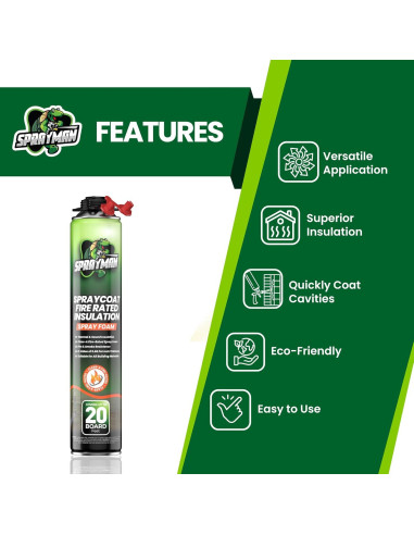 Spraycoat Aislante Espuma de Poliuretano 2x3.72 m - Sprayman