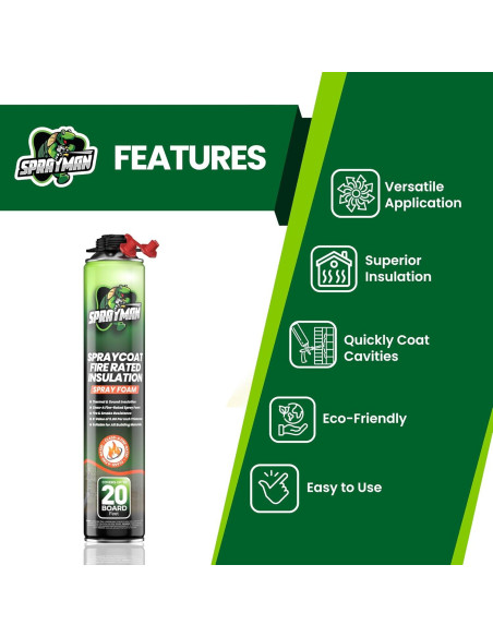 Spraycoat Aislante Espuma de Poliuretano 2x3.72 m - Sprayman