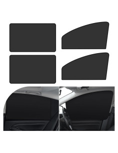 Viseras de Ventana Lateral Oscuras DYEKNEE 4 PCS 62x48cm