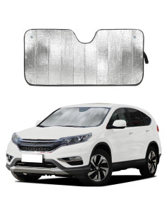 Protector Solar Parabrisas Coche leechio 145x70cm Plata