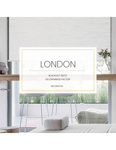 Persianas Motorizadas Jogney Blackout 19 Beige Hampton