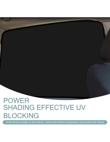 Cubierta Solar para Ventanas de Auto Sephile 4 PCS Negro