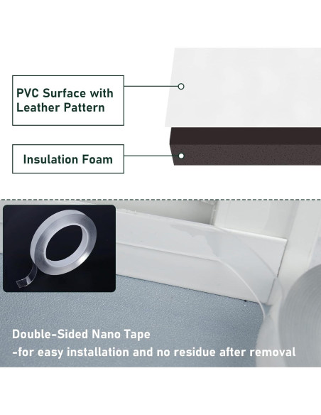 Panel Lateral Aislante Flehomo para Aire Acondicionado 43x99 cm