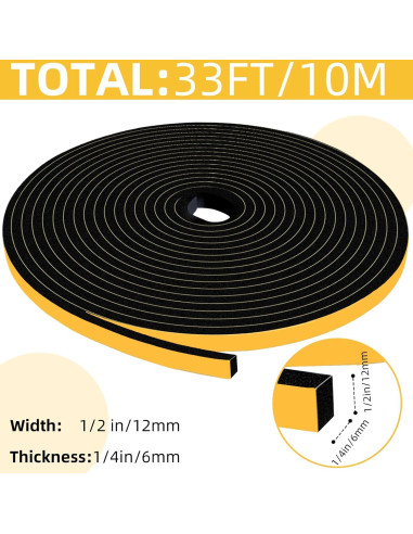 Cinta Aislante para Puertas y Ventanas ZNBSIXP 10m