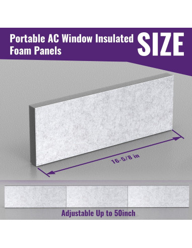Paneles de espuma aislante Mxclimate para aire acondicionado 3 piezas