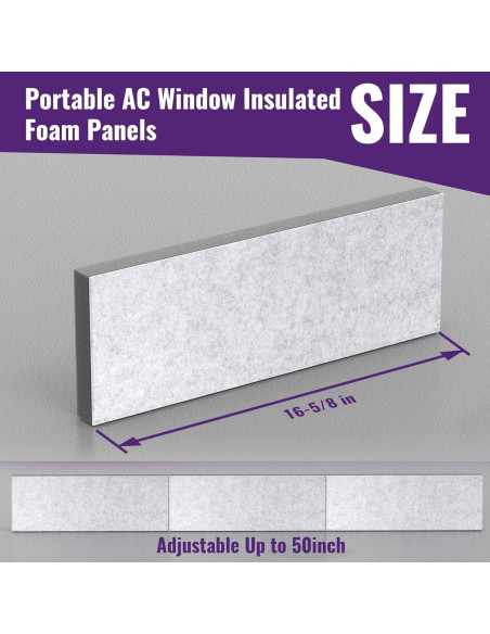 Paneles de espuma aislante Mxclimate para aire acondicionado 3 piezas