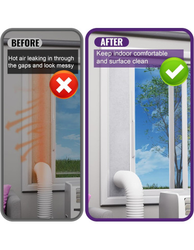 Paneles de espuma aislante Mxclimate para aire acondicionado 3 piezas