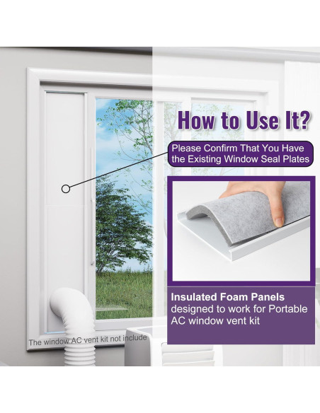 Paneles de espuma aislante Mxclimate para aire acondicionado 3 piezas