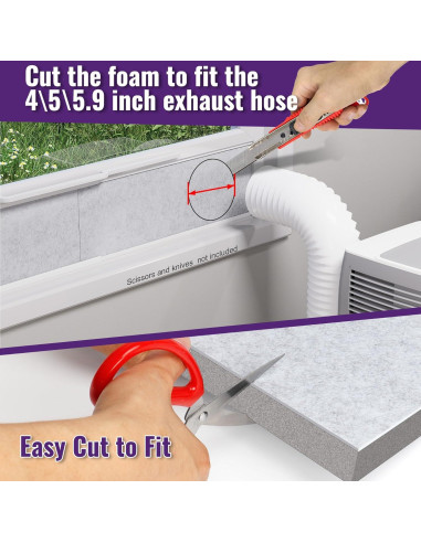 Paneles de espuma aislante Mxclimate para aire acondicionado 3 piezas