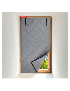 Cubierta Aislante de Ventana Oxford 99x160cm Gris Térmica