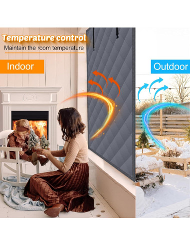 Cubierta Aislante de Ventana NNG 99x160cm para Invierno
