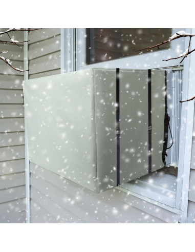 Juego de 2 fundas para aire acondicionado Nkiy Quen - Aislamiento invierno