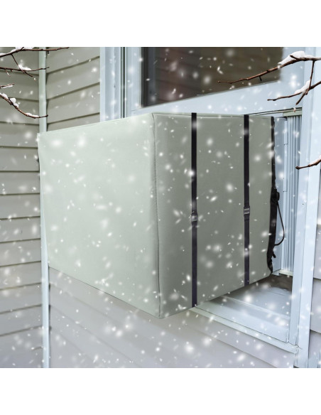 Juego de 2 fundas para aire acondicionado Nkiy Quen - Aislamiento invierno