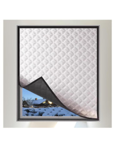 Cortina Blackout Aislante Térmica 99x178cm Gris - Hebei Fengxuan