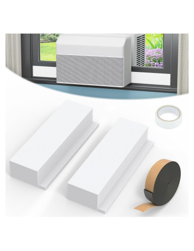 Bloque de Espuma Aislante para Aire Acondicionado U - 2 Piezas