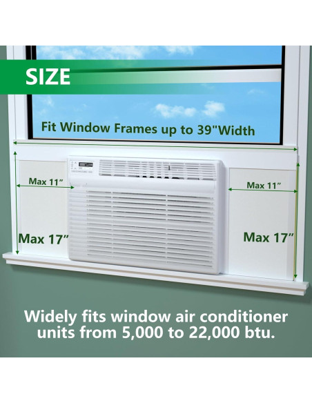 Panel Aislado Lateral para Aire Acondicionado SZZSAF 42x30 cm